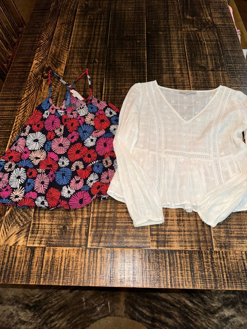 Loft size XS summer tops lot of 2